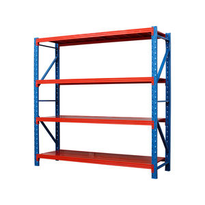 ชั้นวางของอุตสาหกรรมแบบไม่มีสลักเกลียว4ชั้นชั้นชั้นเหล็กทนทาน - Product Image 3