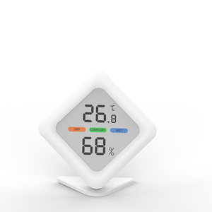 מד לחות תצוגת LCD מופעל על סוללות מד חום ביתי דיגיטלי ומד לחות בודק מד לחות לטמפרטורה פנימית - Product Image 3