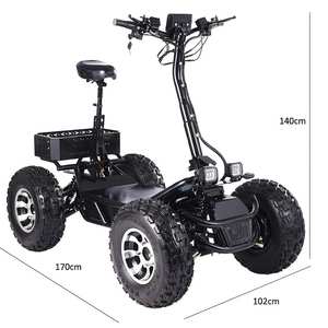 ESWING High Power 10000 Motor 50 <span class=keywords><strong>M</strong></span>-p-h Opvouwbare All Terrain 60v 50ah Huishoudelijke Batterij 4 Wiel 4x4 ATV Off-Road Elektrische Scooter - Product Image 6