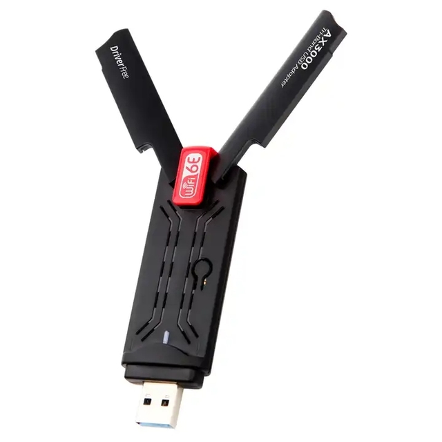High-Speed Dual Band WiFi Adapter 3000Mbps Long Range USB Antenna Wireless High Gain for Laptop External Stock Product