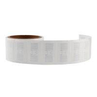 Étiquettes autocollantes en papier UHF RFID 860-960 MHz 45*20 mm Impinj M730/M830 étanches/résistantes aux intempéries avec mémoire EPC 128 bits pour la vente au détail