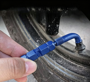 Outil multifonctionnel de retrait de <span class=keywords><strong>valve</strong></span> <span class=keywords><strong>Schrader</strong></span>/Presta - Prolongateur de <span class=keywords><strong>valve</strong></span> compact 54 mm et outil de réparation de pneus <span class=keywords><strong>tubeless</strong></span>/à chambre à air - Product Image 6