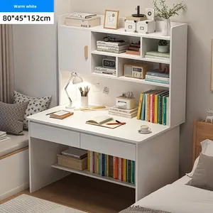 Đơn Giản Văn Phòng Nghiên Cứu Bàn Máy Tính Nhà Bàn Với Tích Hợp Giá Sách Phòng Ngủ Sinh Viên Viết Bàn Và Tủ Sách Để Sử Dụng Nhà - Product Image 1