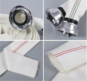 High Pressure <strong>1</strong>.5'' 2'' 2.5'' Fire Fighting <strong>Hose</strong> Pipe White/<strong>Red</strong> Double Jacket Fire <strong>Hose</strong> Pvc/<strong>Rubber</strong>/Epdm Lining - Product Image 6