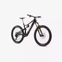 Nouveau modèle 2025 amflow Amflow PL Carbon Pro 800wh Vélo de montagne électrique à suspension intégrale Noir/God amflow Ebike