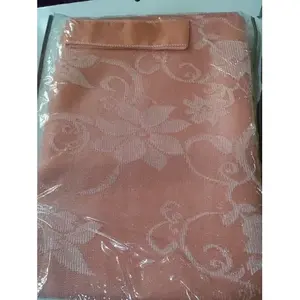 Rideaux en dentelle 2,50 m de large x 2 m de haut à motif floral, 100 % polyester, poids moyen, style tissé uni - Product Image 3