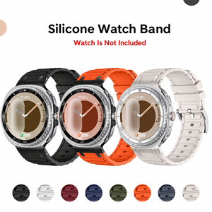 Bracelet de sport en silicone souple de haute qualité Upro No Gap pour Samsung Galaxy Watch 8 Watch 9, bracelet de remplacement souple pour montre - Product Image 1
