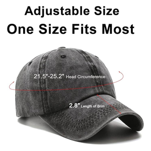 Gorra de béisbol clásica de algodón de NPJY-Sombrero de golf de perfil bajo unisex Gorra Lisa ajustable sin construir Ala curva para hombres y mujeres - Product Image 2