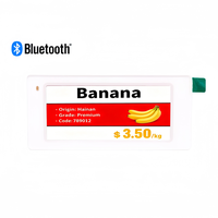 Etiqueta Electrónica de Precio Digital LEEKA ESL Antideslumbrante de 2.9 Pulgadas BWRY con Bluetooth para Tiendas de Conveniencia