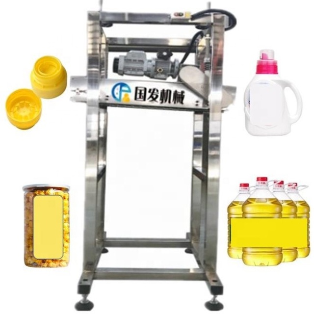 Automatic Low Cost Juice Liquid Filling Capping Machine 5 Gallon Water Bottle Cap Sealing Oil Bottle Capping Machine