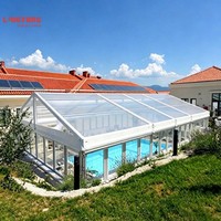 Tente de natation intérieure/extérieure à portée libre 20x30m pour l'entraînement toutes saisons et abri de natatorium