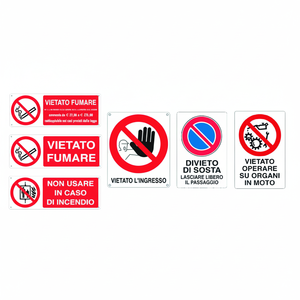 Panneau d'interdiction de panneau de signalisation de prévention des accidents et de sécurité incendie pour une gestion efficace du trafic - Product Image 1