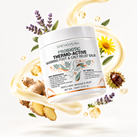 Baume Chauffant Botanique Fermenté pour Massage des Pieds 100ml Confort des Pieds et des Mollets Détente Post-Activité SPA Bien-être OEM ODM