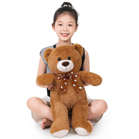 Super Doux Petit Ours en Peluche Jouet pour Enfants Anti-Stress avec Rembourrage Coton PP et Doublure en Filet Cadeau Bébé