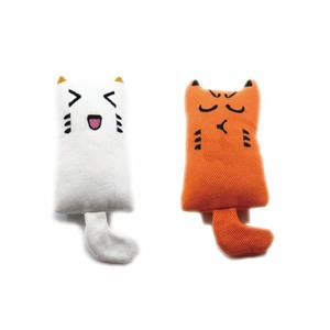 Tùy chỉnh thân thiện với môi catnip Pet đồ chơi Dễ Thương Vải Chew an toàn cho mèo lo lắng cứu trợ đáng yêu phim hoạt hình phong cách - Product Image 1