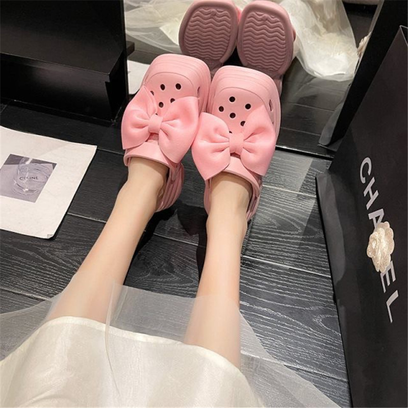 Square Toes Women Garden Shoes EVA Girls Shoes Flat Comfort Platform Clogs Slippers