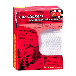 Pegatinas para coche 8219 5M Cinta reflectante de microprismas blancos para la seguridad del vehículo - Product Image 2