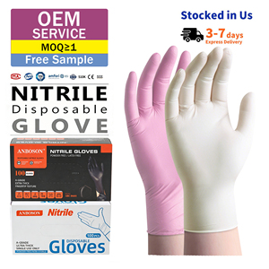 Gants en nitrile jetables, épais, imperméables, de qualité médicale, sans latex, sans poudre, résistants à l'huile, de qualité alimentaire - Product Image 1