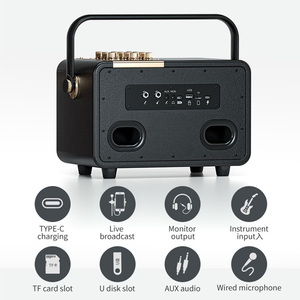 휴대용 스피커 충전식 긴 배터리 수명 볼륨 조절 기능 가정용으로 휴대하기 쉬움 - Product Image 3