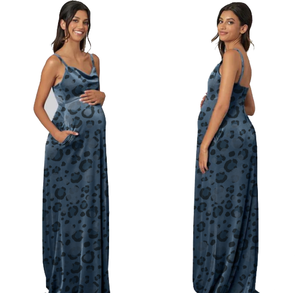 Vente directe Vêtements de nuit de maternité Produits de maternité et pour bébés Certification CE <span class=keywords><strong>Robe</strong></span> de pyjama de maternité respirante - Product Image 5