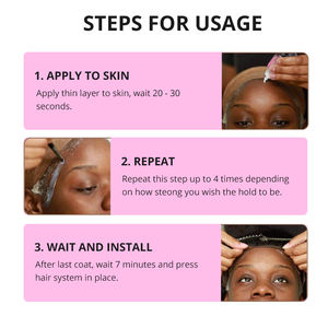 Kit d'installation <span class=keywords><strong>de</strong></span> perruque professionnelle colle à dentelle étanche bâton <span class=keywords><strong>de</strong></span> <span class=keywords><strong>cire</strong></span> pour cheveux outil <span class=keywords><strong>de</strong></span> coiffure à <span class=keywords><strong>bande</strong></span> élastique - Product Image 4