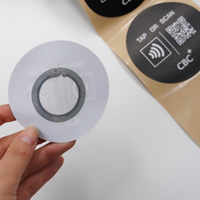 45mm Tag215 Nfc pegatina incrustación reescribible programable Nfc etiqueta Rfid húmedo incrustación pegatina