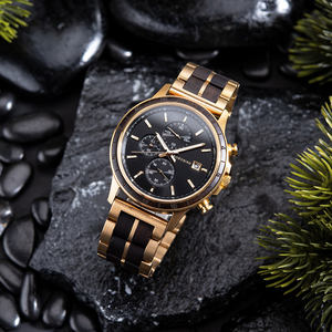 Reloj de Cuarzo de Lujo de Marca Superior para Hombre, Cronógrafo Personalizado de Alta Gama, 5 mm de Grosor, Madera, 22 mm, Reloj Inteligente de Moda Hecho en China - Product Image 4