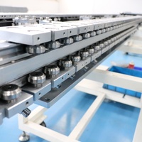 Ligne de convoyage modulaire automatique à rail annulaire pour cellules de fabrication flexibles, lignes d'assemblage intelligentes à circulation multi-stations