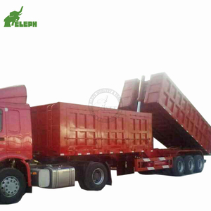 Çift römork çekme hidrolik Superlink arka yan uç damperli damperli römork 07 - Product Image 1