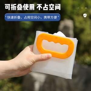 Bolsa de hidratación plegable de 5L, bolsa de almacenamiento de agua de plástico para ciclismo, viajes, camping, duradera y portátil - Product Image 2