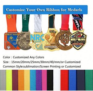 Médailles sportives en métal personnalisées pour les événements scolaires et les marathons, médailles d'or, d'argent et de bronze avec logo pour cadeaux promotionnels - Product Image 2