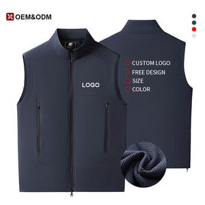 OEM logo stampato personalizzato gilet invernale pratico impermeabile giacca da lavoro abbigliamento da lavoro uniforme da uomo gilet Soft Shell - Product Image 3