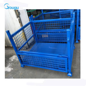 Katlanabilir Ağır Hizmet Tipi Çelik Tel Örgü Rulo Kafes, 500 kg Kapasiteli, Taşınabilir, İstiflenebilir, Güvenlik Tasarımlı, Depo Lojistiği İçin - Product Image 4