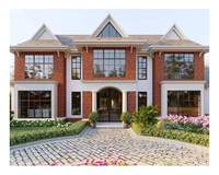 Porte d'entrée extérieure insonorisée, résistante aux intempéries, de style contemporain et personnalisable SJUMBO