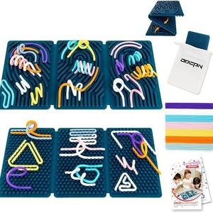 Nieuwe Release 2-In-1 Explosieve Brief Puzzel Sensorische Activiteit Bord Kinderen Educatief Siliconen Decompressie Speelgoed - Product Image 5