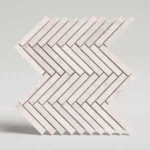 Mosaico de Piedra Natural Bone Arrows 30x30 cm 10 mm Acabado Mate Bordes Irregulares - Product Image 1