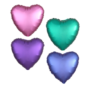 Palloncino in Foil a Forma di Cuore Monocolore da 17 Pollici per <span class=keywords><strong>Capodanno</strong></span>, Matrimoni, San Valentino e Decorazioni - Product Image 2
