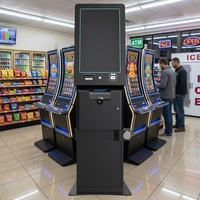 TITO Kiosk Jetonlu Deniz Kızı İncisi Beceri Oyunu, Oyun Merkezleri İçin Nakit Çıkarma Özellikli Ahşap ve Metal Malzemeli Oyun Tahtası