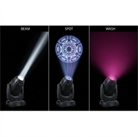 Luz de cabeza móvil híbrida 3 en 1 DMX512 280W 10R Beam Spot Wash Robe Pointe para iluminación de escenario AC100-240V