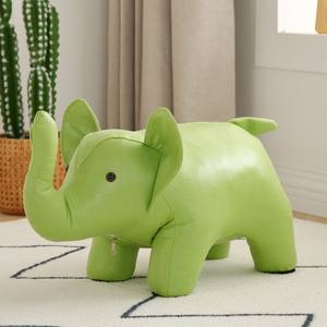 Taburete con forma de elefante, asiento para niños, silla suave con forma de animal, diseño moderno y sencillo para decoración de habitación infantil - Product Image 3