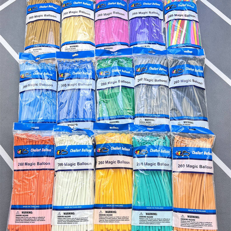 Wholesale Thailand CB260 Magic Long Latex Balloon 2 Grams Thickened DIY Cartoon Animal Shape Modeling BALLOONS