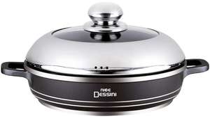 Cazuela de cocina de aluminio, juego de utensilios de cocina antiadherentes con tapa, 10 piezas - Product Image 4