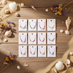 Set di Bracciali con Perline Angelina, 12 Pezzi in Acciaio Inossidabile, Stile Bohémien, Gioielli alla Moda Unisex, Idea Regalo - Product Image 5