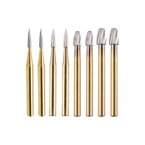 [Aifan nha khoa] sản phẩm nha khoa mới fg7408 vàng tráng FG mũi khoan cacbua nha khoa tốc độ cao - Product Image 1