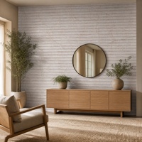 Revêtement mural flexible en pierre, porcelaine douce, imprimé HD, linéaire, moderne, imperméable, classique, pour la maison, l'hôtel, le salon