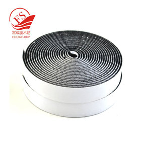 Nach <span class=keywords><strong>2</strong></span> Meter Lange Selbst Klebe Haken und Schleife Streifen Set mit Super Klebrigen Leim Nylon Stoff Verschluss Schwarz - Product Image 3