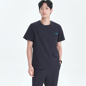 New Crew-neck Clinic Uniform <strong>Supplier</strong> <strong>Medical</strong> Uniforms Nurse Durable Breathable Dentist Laboratory Doctor Suits for Men - Product Image 4