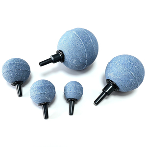 Decoração de Jardim: Pedra de Ar Redonda Azul para Aquário, Difusor de Oxigênio para Tanque de Peixes, Pedra de Bolhas para Hidroponia e Aeração de Aquários - Product Image 1