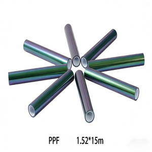 Vinilo <span class=keywords><strong>Protector</strong></span> de Pintura para Automóvil de TPU PPF Personalizado de 1.52x15m, Alto Brillo, Anti-Amarilleo, Anti-Rayones, Bloqueador de Rayos UV e IR - Product Image 1