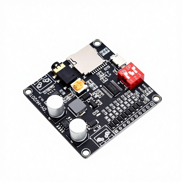 DY-HV20T DIY Electronic Voice Playback Module Board 10W 20W 12V 24V MP3 Music Player